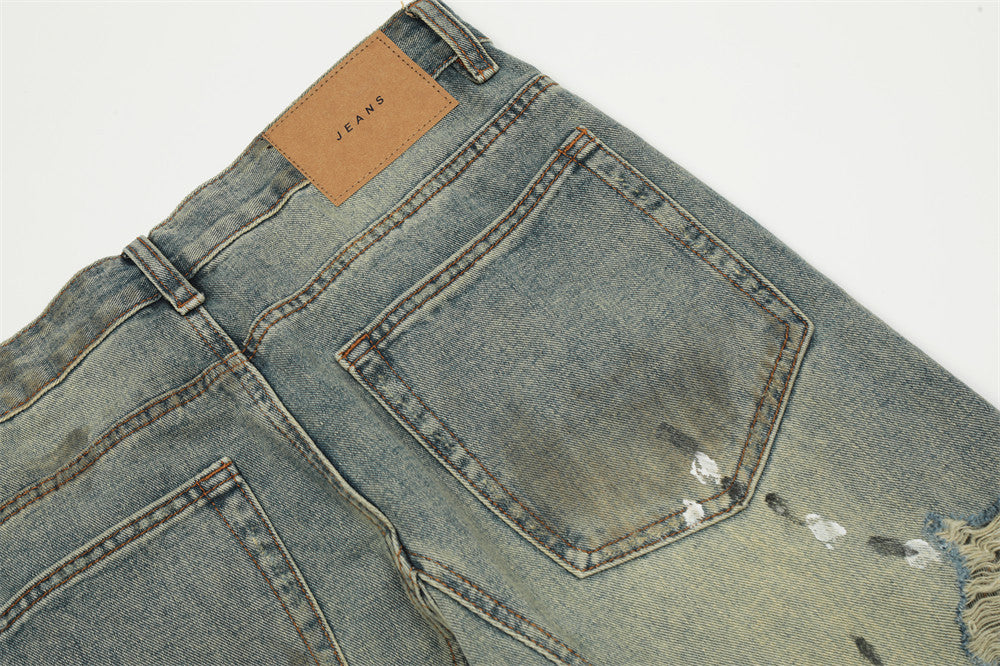 Ripped Dirty Street Jeans