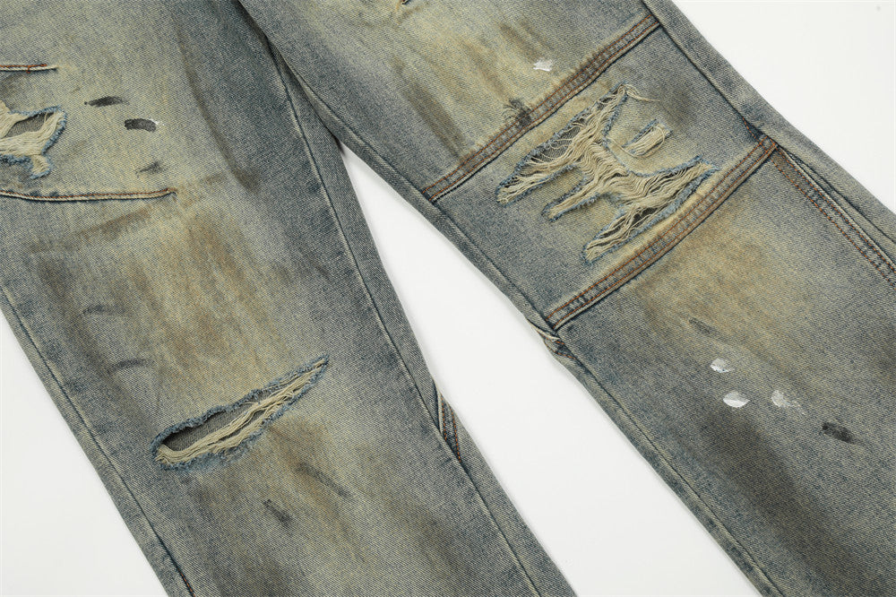 Ripped Dirty Street Jeans