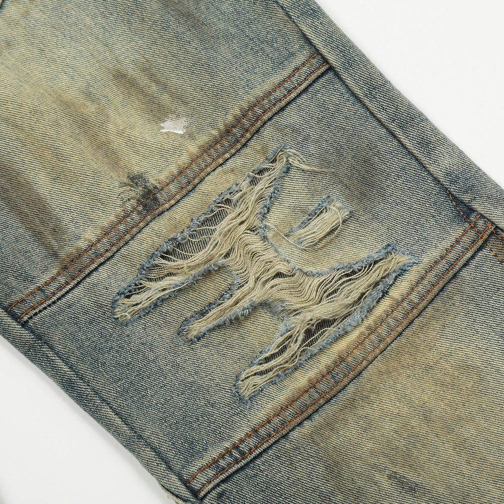 Ripped Dirty Street Jeans