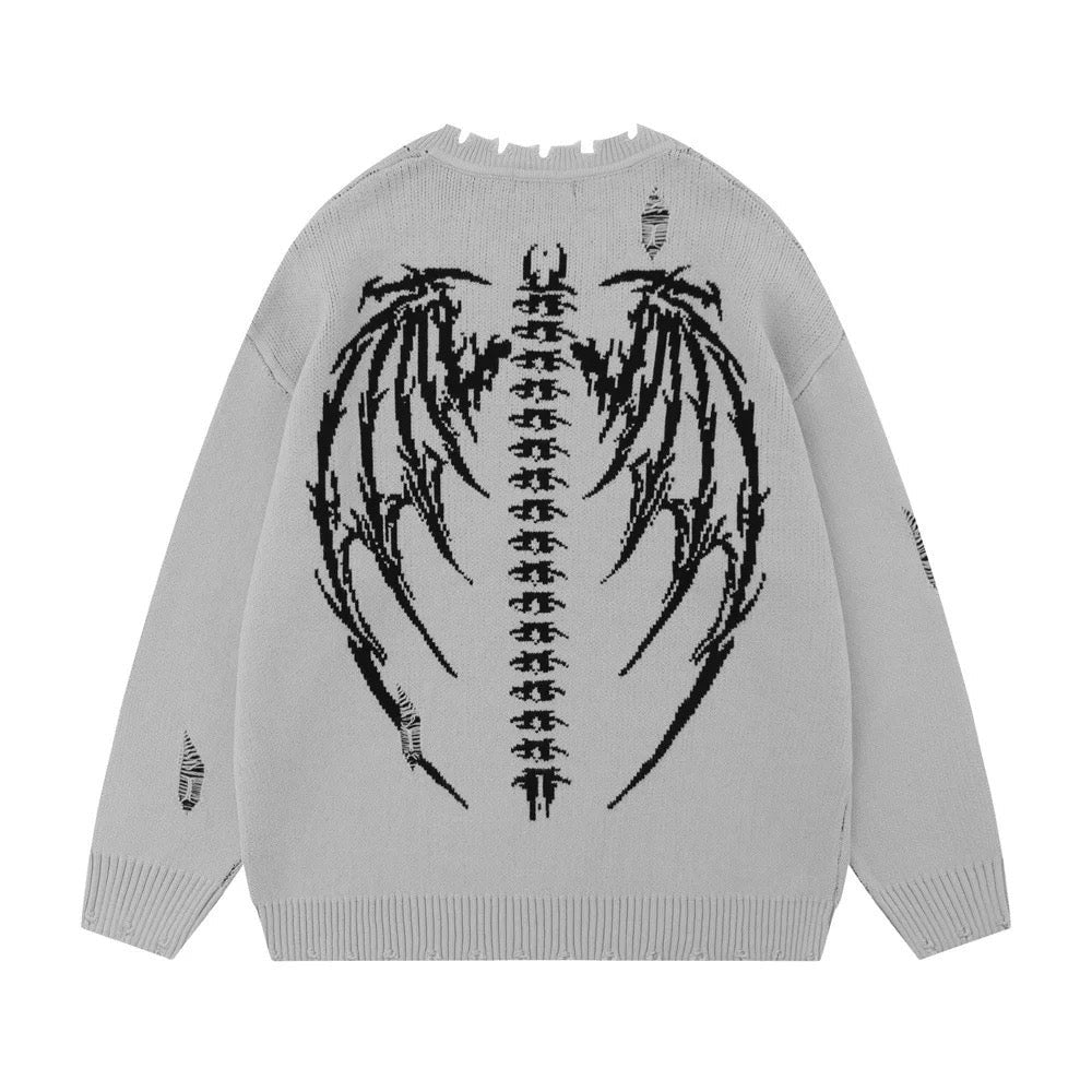 Skeleton Wings Sweater (2 Colors)