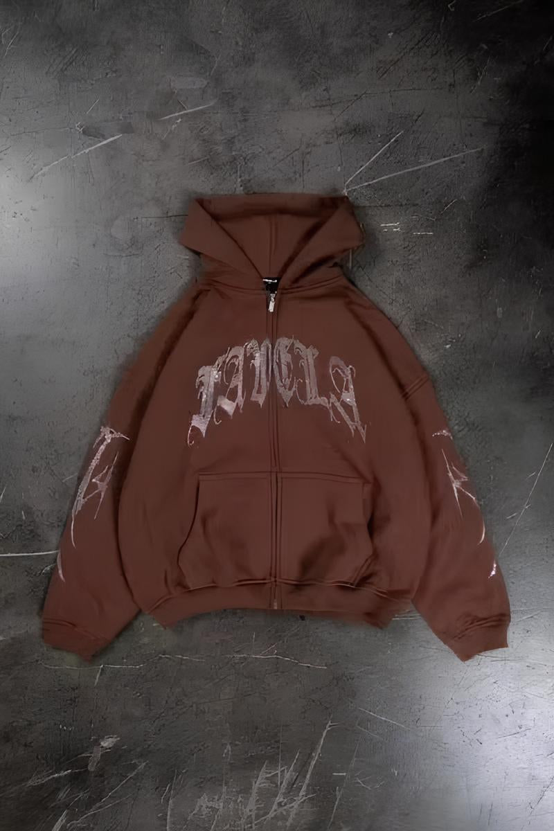 Favela Zip Hoodie (4 Colors)