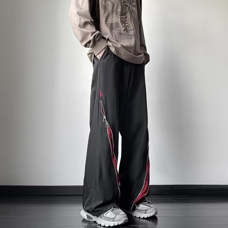 Red Zip Tactical Pants