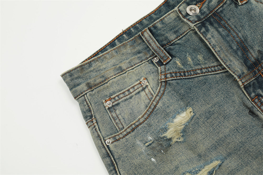 Ripped Dirty Street Jeans