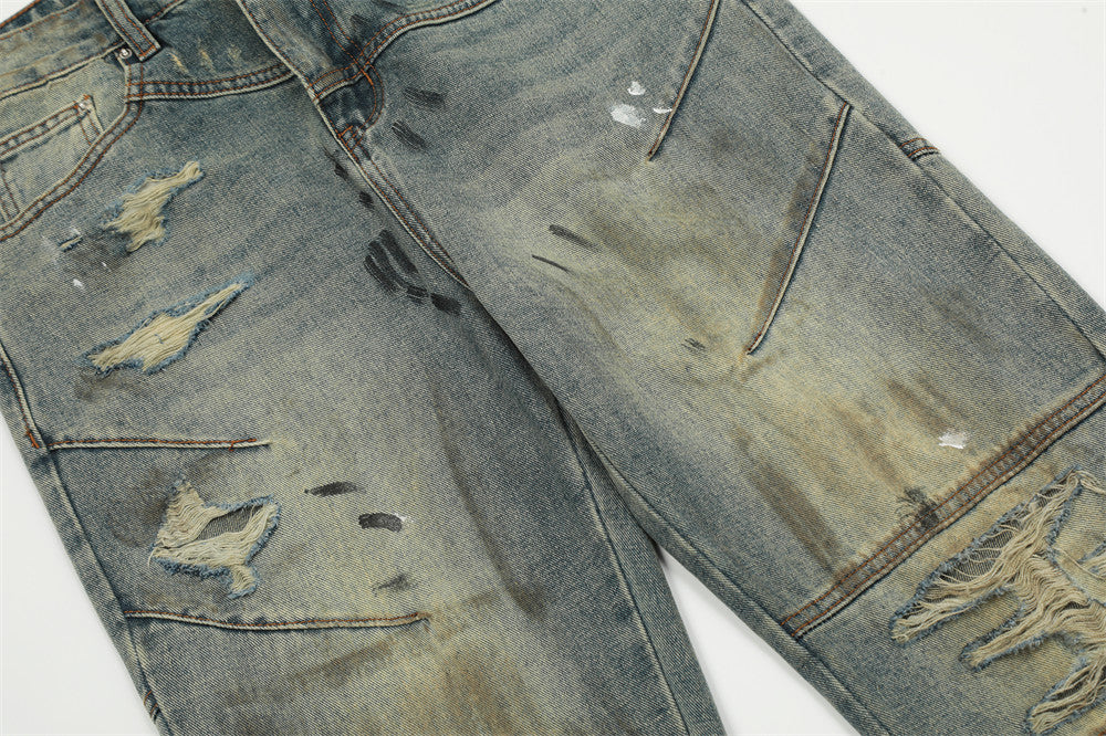 Ripped Dirty Street Jeans